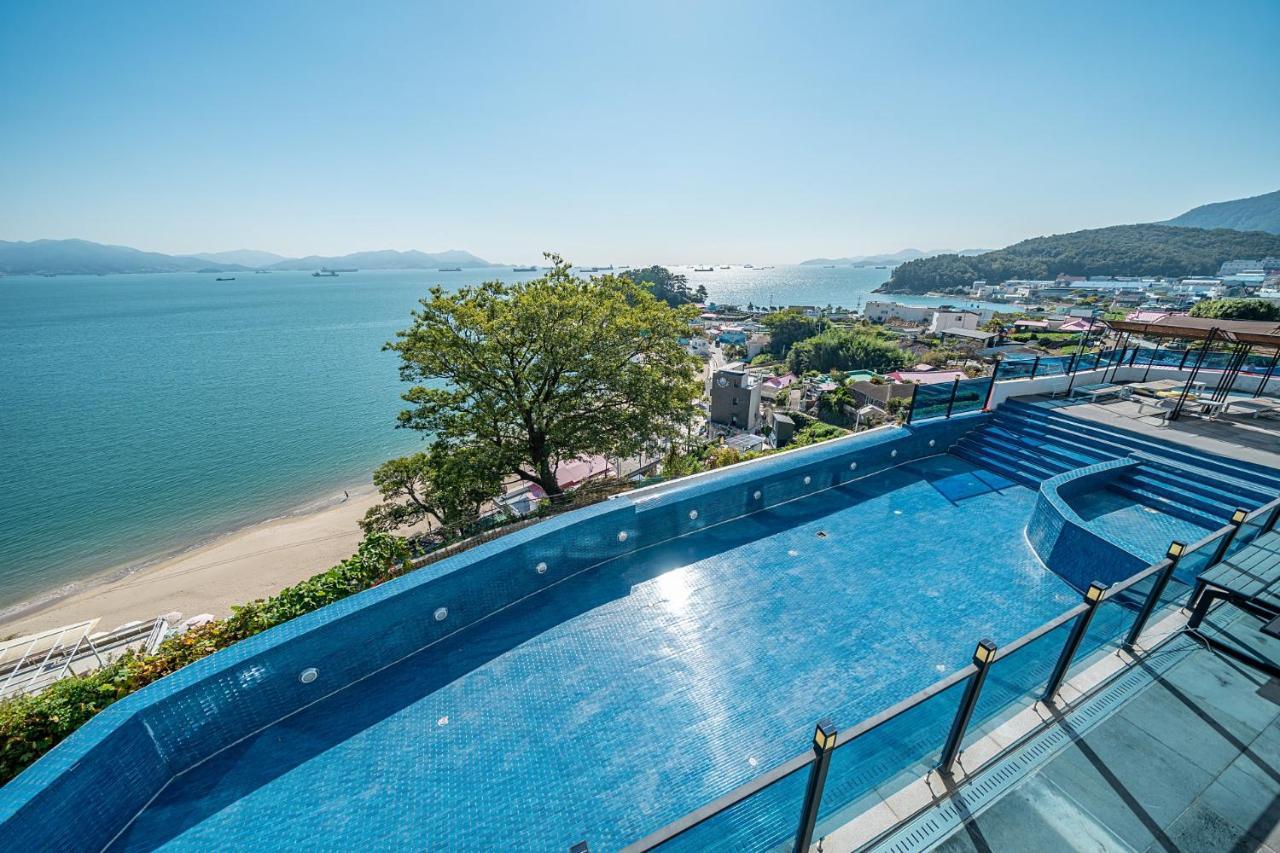 Le Paradis Ocen View Spa Pension Hotel Yeosu Exterior photo