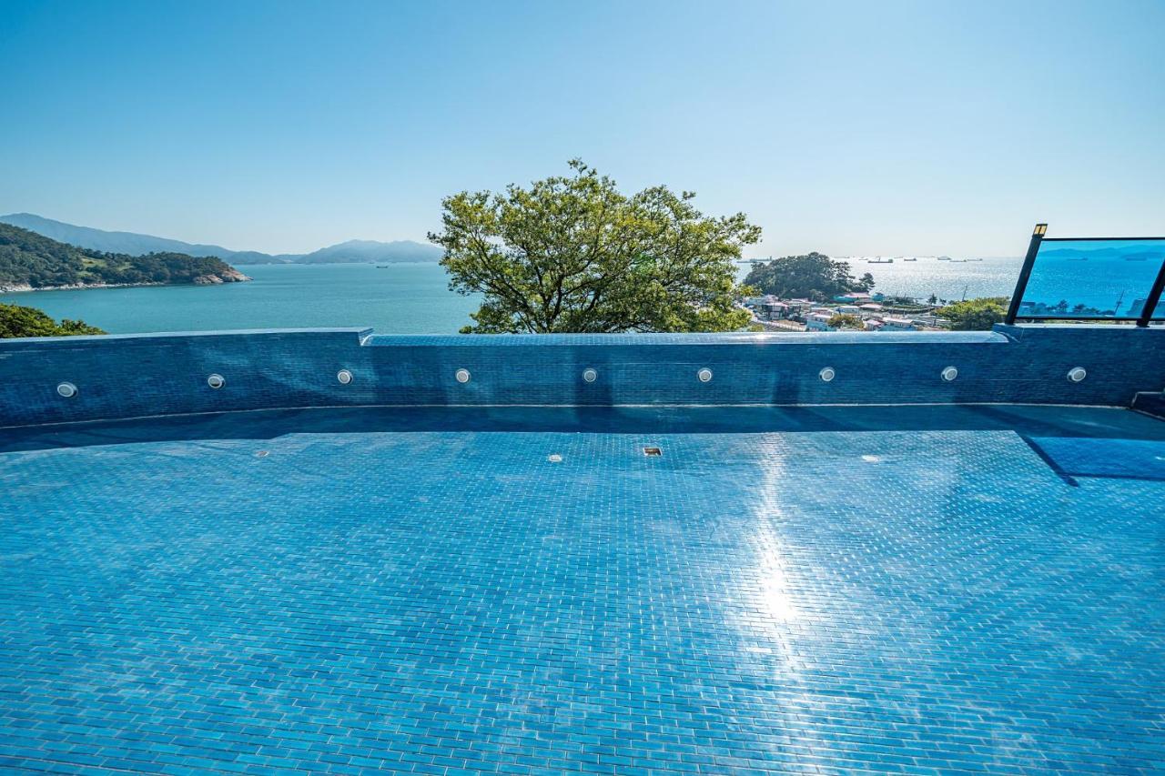 Le Paradis Ocen View Spa Pension Hotel Yeosu Exterior photo