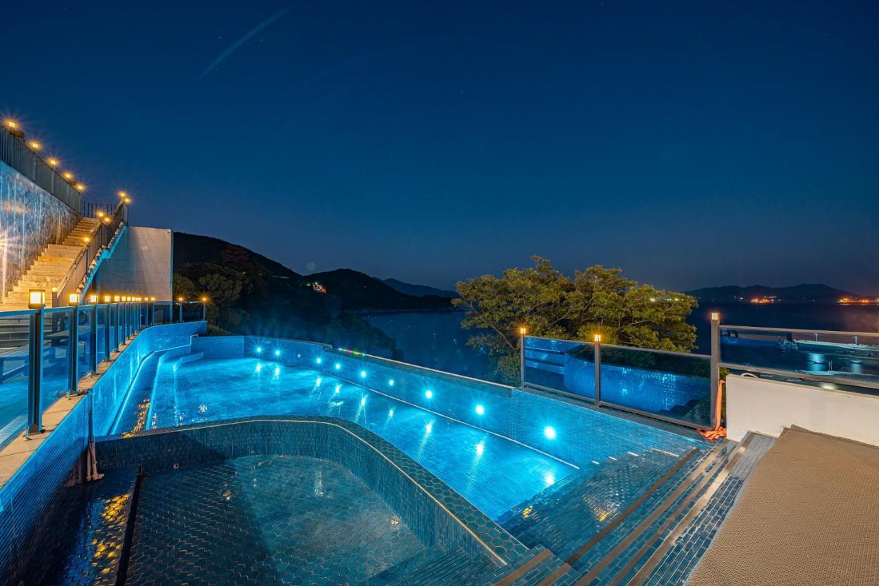 Le Paradis Ocen View Spa Pension Hotel Yeosu Exterior photo